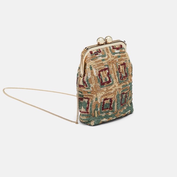 Zara Beaded Crossbody bag with clasp NWTS - Picture 2 of 7